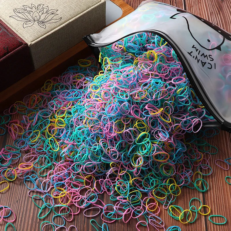 Élastiques Plastique Cheveux Bébé