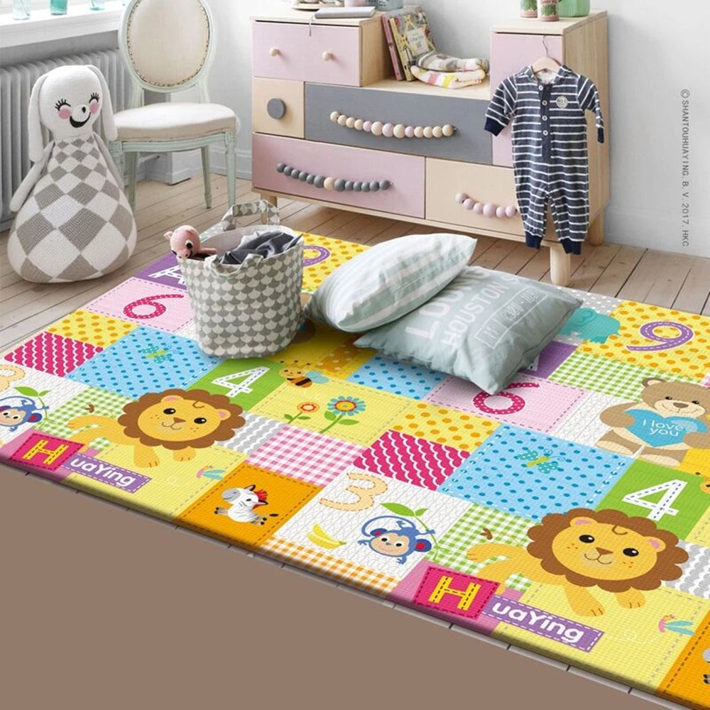 🧸 Tapis d’Éveil Pliable pour Bébé