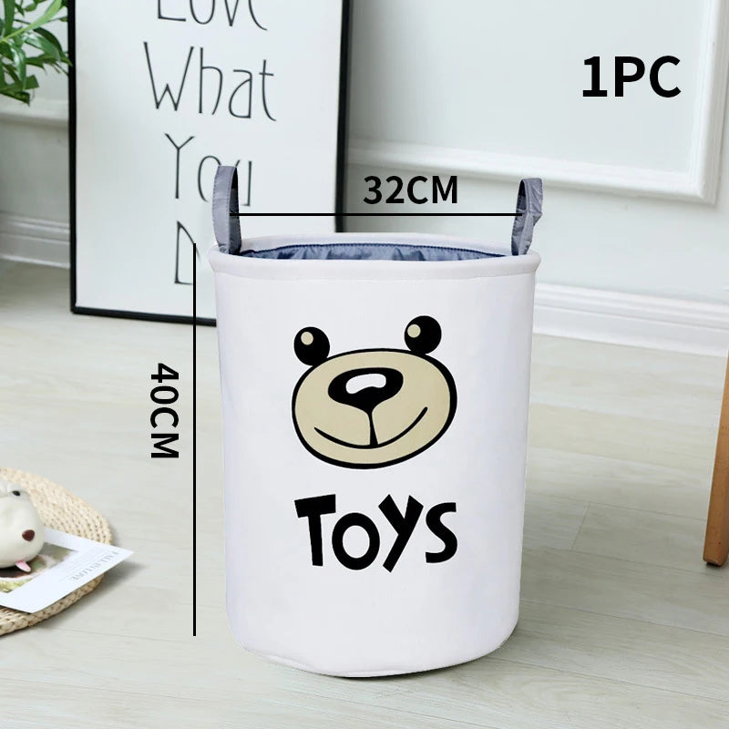 🧺 Panier de rangement pliable en coton et lin