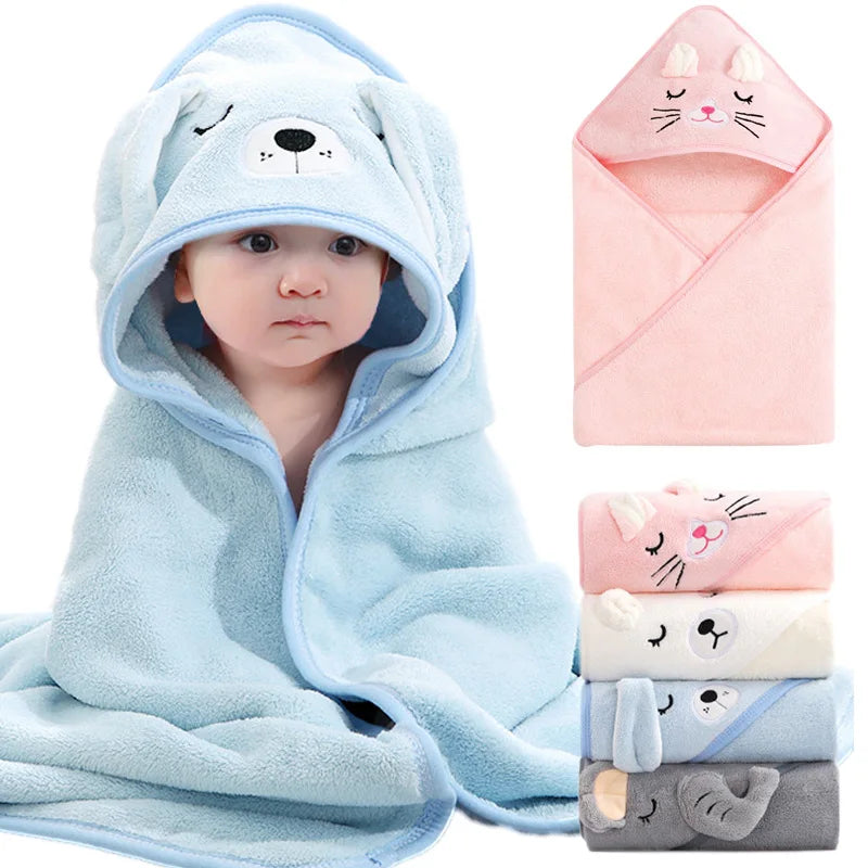 Serviette de Bain à Capuche Bébé