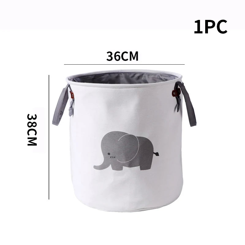 🧺 Panier de rangement pliable en coton et lin