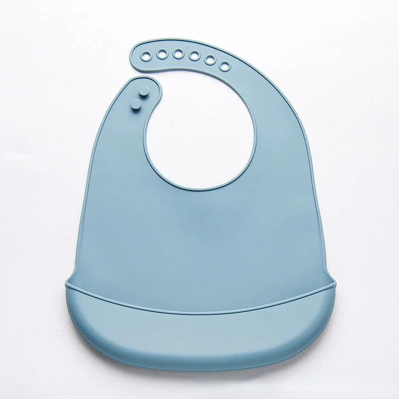 🧸 Bavoir Bébé Imperméable en Silicone