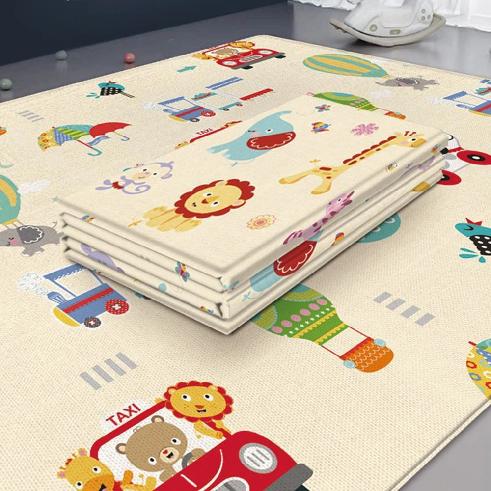 🧸 Tapis d’Éveil Pliable pour Bébé